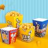 Disposable Popcorn Buckets Container Holder Paper Cup Popcorn Boxes Packaging Box For Theme Birthday Party Decoration