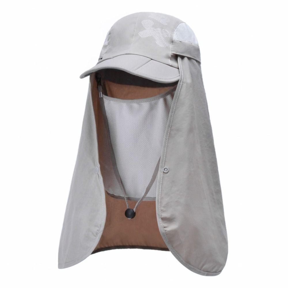 Foldable UV Protection Hiking Cap Quick Drying Quick Drying Sun Hat Summer Hiking Sun Hats  Men