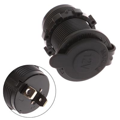 Car Boat Motorcycle Truck Cigarette Lighter Sockets Power Plug Outlet 12V-24V Waterproof Cigarette Lighter Socket