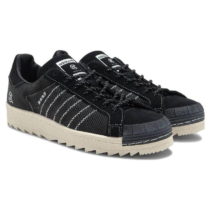 Adidas Clot X Neighborhood X Adidas Superstar 'Black' Sneakers IE8879