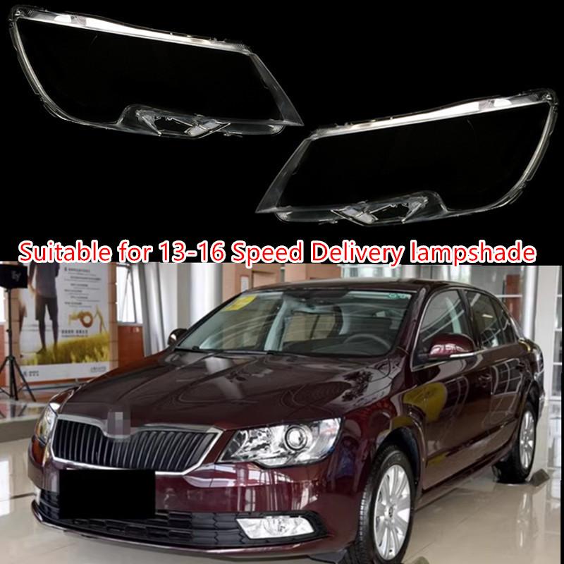 Durable Transparent Headlight Cover for 2013-2015 Skoda Superb - High Transmittance
