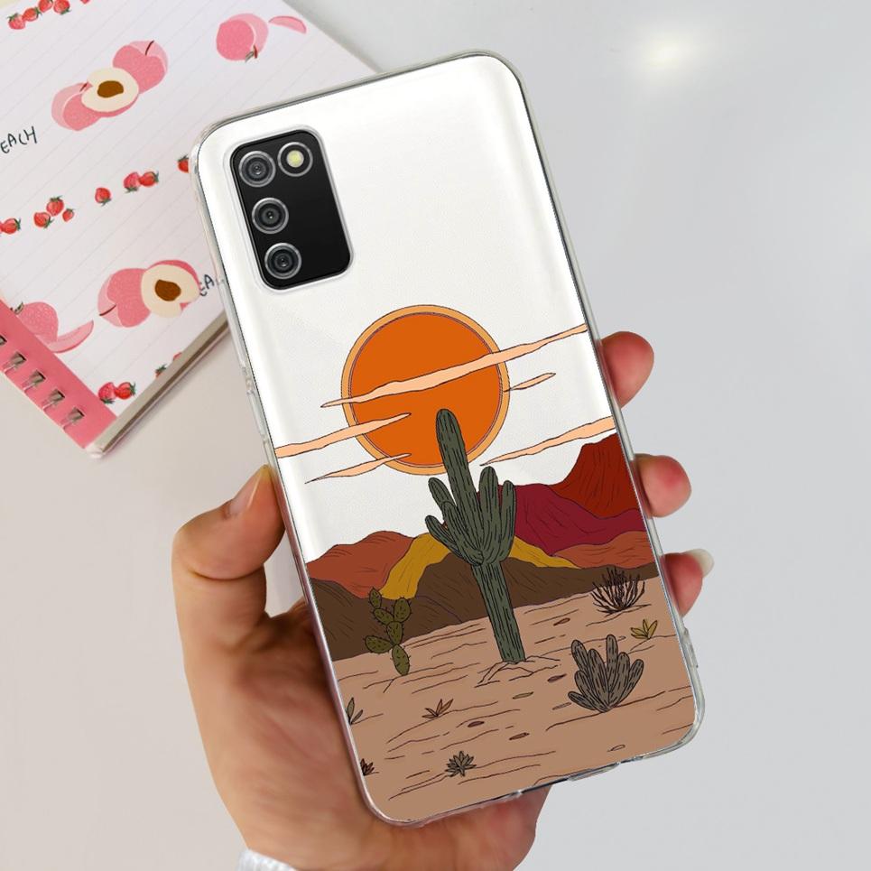 Cute Cartoon Case For Samsung Galaxy A02S Case Silicone Soft TPU Back Cover For Samsung M02 M02S A02 A02S A 02s Etui Phone Cases