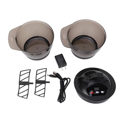 Máscara de liquidificador elétrico, pasta de tingimento, misturador automático, tigela de mistura de creme de tintura de cabelo