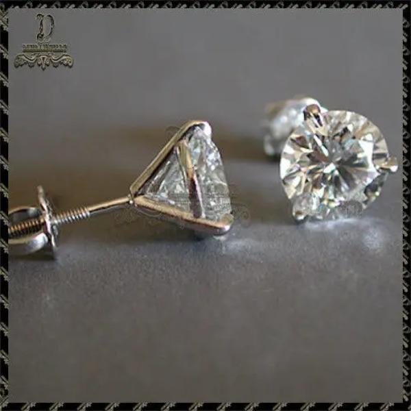 Fashion Colorful Zircon Earring Wedding Party Engagement for Women Jewelry Gift Push-back Geometric Earring  NEW