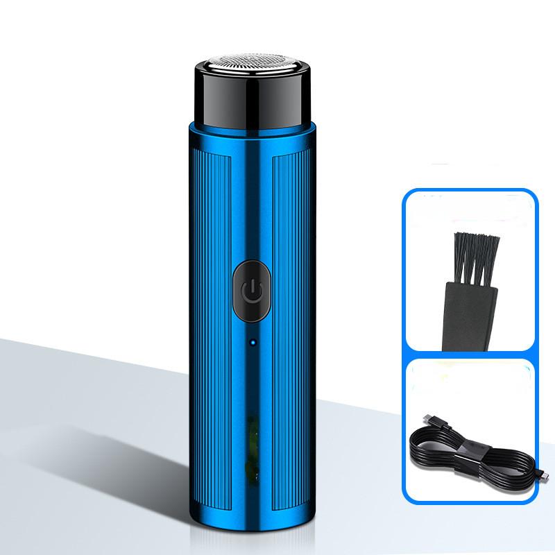 Tragbare Mini Elektrorasierer Bartschneider Männer Rasierer USB Reise Gesicht Rasierwerkzeug ZH