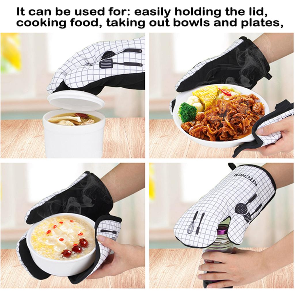 High Heat Resistant Oven Gloves And Potholders Easy To Clean And Reserve Perfect For Kitchen Daily Use