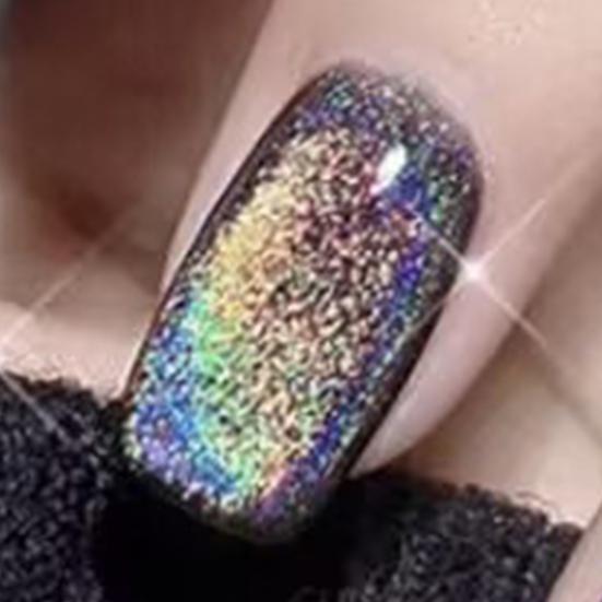 1 sett Kvinner Jenter Press-on Nails Cat Eye Effect Glanset Gel Fake Nails Full Cover Korte falske negler Akryl Nail Tips med lim DIY Nail Art Kit