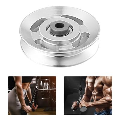 Aluminum Alloy Pulley Wheel Fitness Equipment Accessories Cable Machine Bearing Gym Parts Body Building Tools Workout Gear