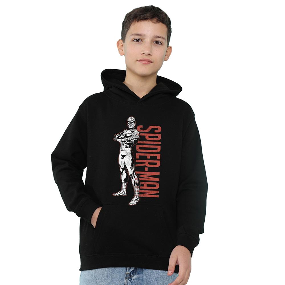 Spider-Man Childrens/Kids Hero Stance Heather Hoodie