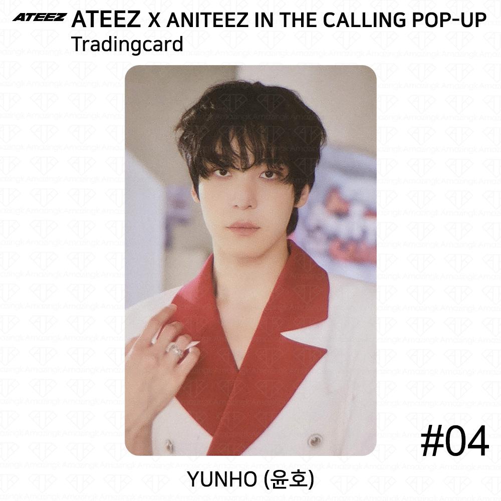 ATEEZ X ANITEEZ IN THE CALLING POP-UP Unitate Carte de Colecție MD KPOP K-POP Seonghwa