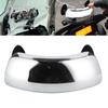 Motorcycle Rearview Mirror 180 Degree Wide Angle Adjustable Wind Screen Mount Blind Spot Eliminating