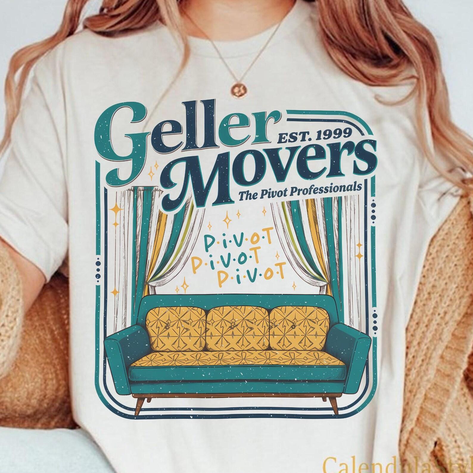 Geller Mover Comfort Color Tee, It s Friend Giving Tee, Thanksgiving Shirt, Turkey Christmas Shirt, Tv Show Quotes, Geller Friendsgiving M