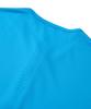 Hellinogseuweeo Zero Round Zip-Up Short Sleeve T-Shirt_Cyan Blue