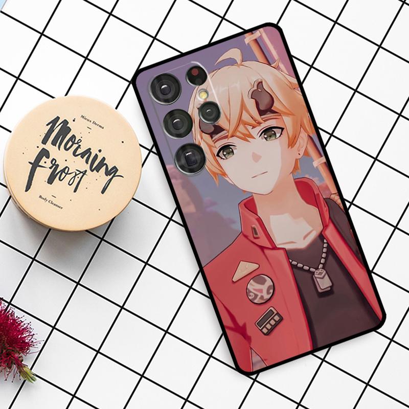 Genshin Impact ThoMa Case For Samsung Galaxy S24 FE S20 FE S21 S22 S23 S24 S25 Ultra S9 S10 S25 Plus Phone Cover