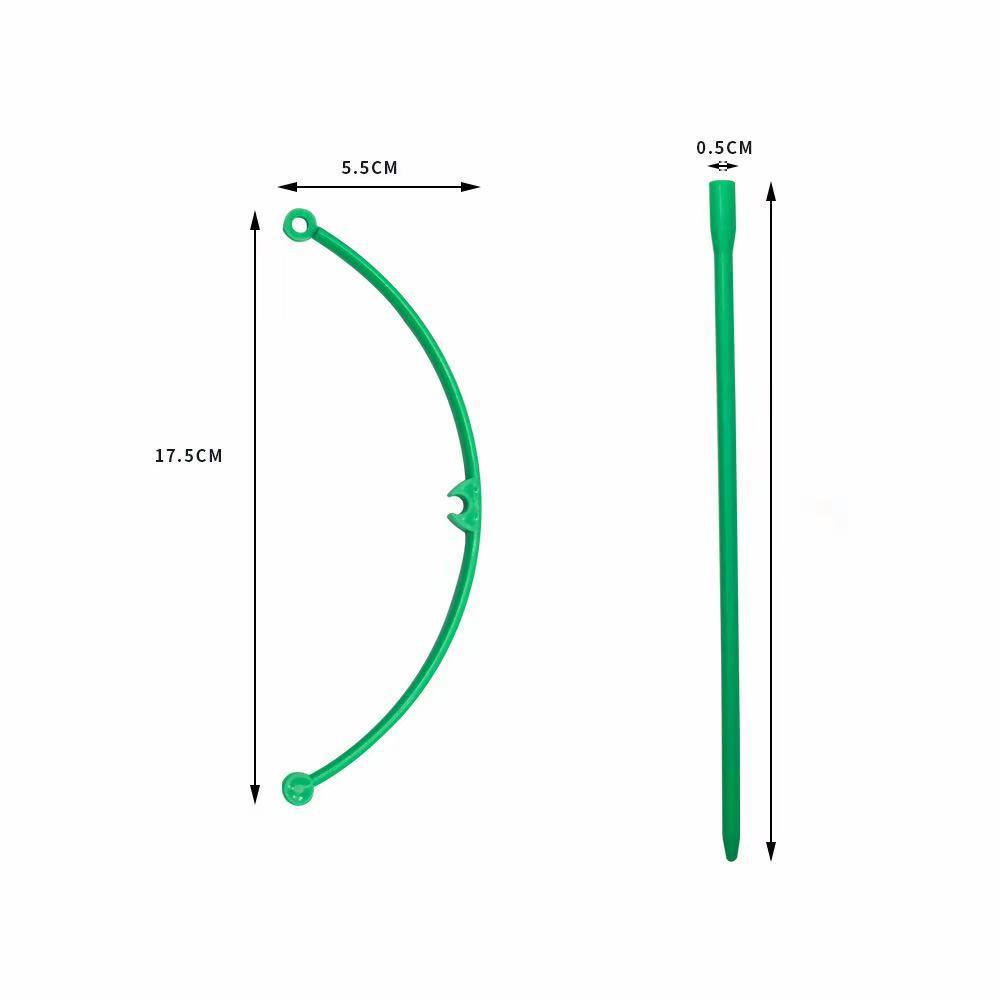 Plastic Plant Flower Stand Support Ring and Rod for Indoor/Balcony Climbing Plants