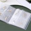 Flip Page Calendar Style Jewelry Box, Transparent Table Anti Oxidation, Earring Necklace Organizer Artifact