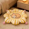 Pet Bed Cushioned Round Flower-Shaped Cat Lightweight for Bedrooms