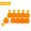 10x S/m/l Car Glue Tabs Nylon Dent Removal Tools Orange Tabs Auto Paintless Dent Repair Maintenance Tools