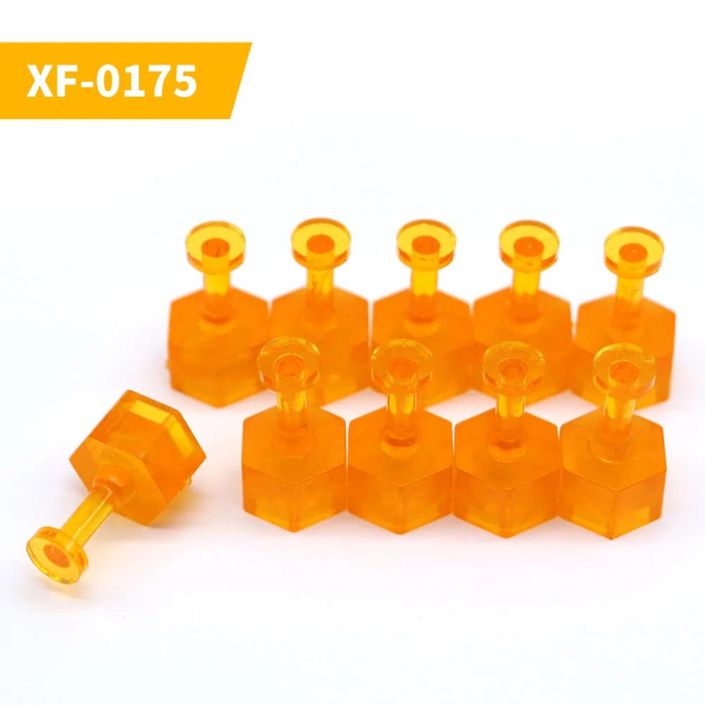 10x S/m/l Car Glue Tabs Nylon Dent Removal Tools Orange Tabs Auto Paintless Dent Repair Maintenance Tools