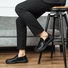Fashion Handmade Men Loafers New Casual Business Shoes Fashion Leather Flats Comfortable Men's Leisure Shoe Classics Formal Footwear