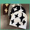Fashion Star Pattern Neutral Casual Warm Knitted Hat For Street Fashion And Casual Wear