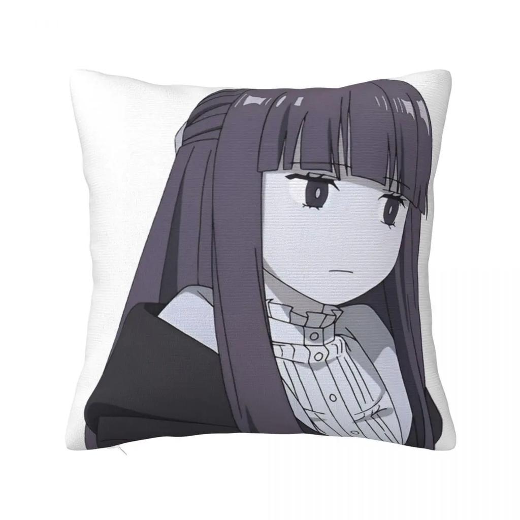 Frieren Anime Sousou No Frieren Pillow Cases Cushion Cover Vintage Zippered Decorative Pillowcase for Home 40*40cm