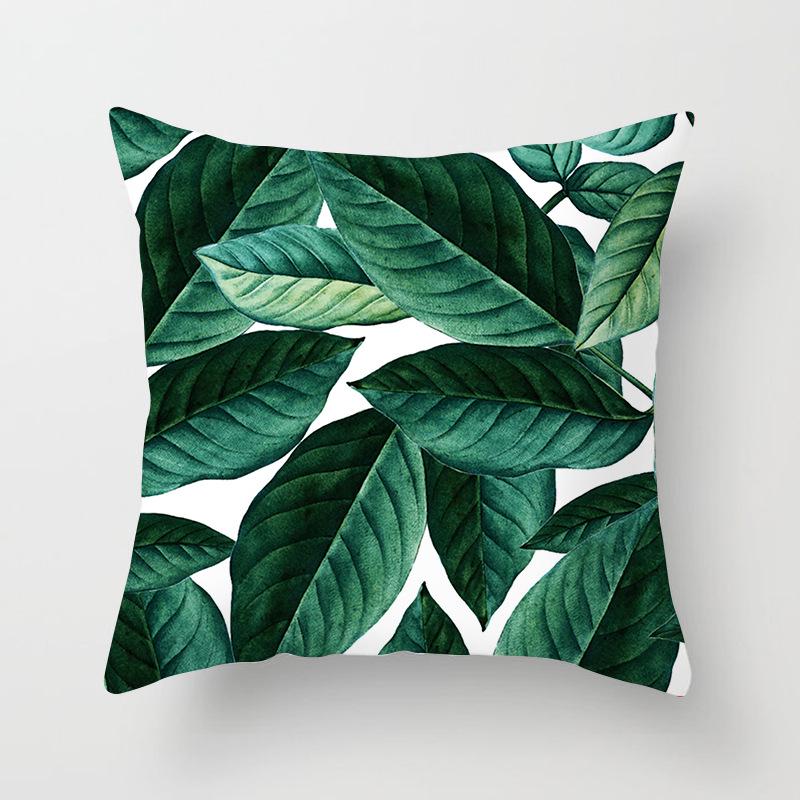 Ins Internet Celebrity Nordic Cactus Plant Peach Skin Car Sofa Pillow Cover Cushion Cover Home