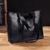 Vintage Large Capacity Tote Bag,Retro Vegan Shoulder Bag,Women's Casual Handbag