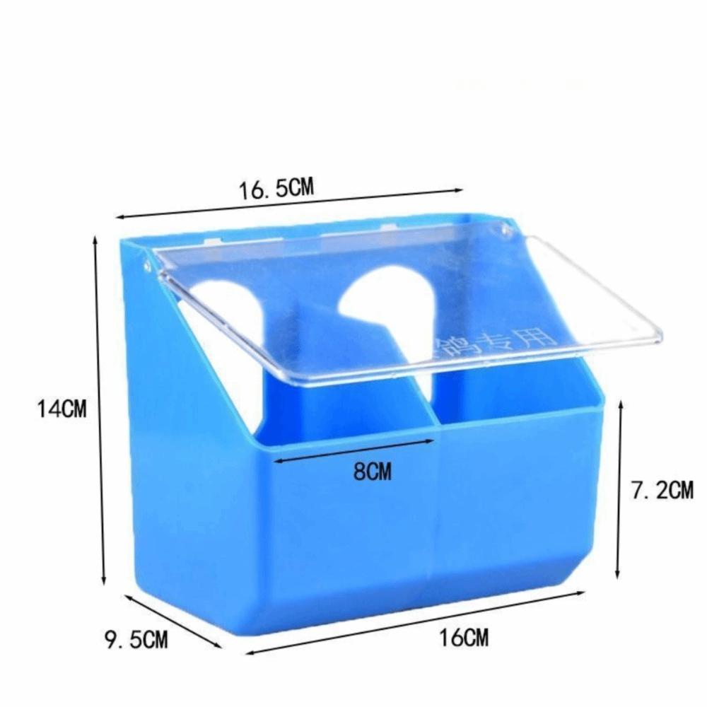 Outdoor Large Capacity Birds Feeder 2 IN 1 Food Trough Automatic Feeder Durable Bird Feeding Supplies Pigeon