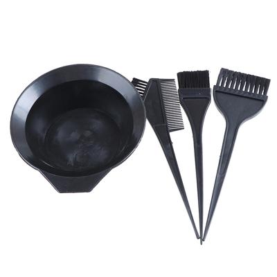 Sada 4 ks na barvy na vlasy Hřebenové štětce Sada nářadí na barvení Hřeben na barvení Dye Bowl