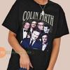 Colin Firth Shirt 90s Rock Style Tee Bootleg T-Shirt T001