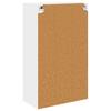 Wall Mounted Cabinet with Storage White 60 X 31 X 100 Cm Engineered Wood