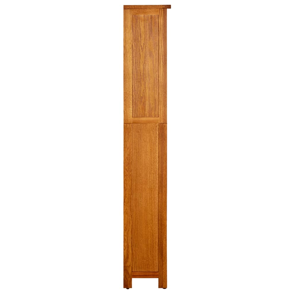 Vidaxl 5-Poziomowy Regał Na Książki, 45X22X140 Cm, Lite Drewno Dębowe