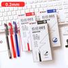 12Pcs Stationery Items Student Exam Black Blue Red  0.2mm Fine Nib Pen  Ballpoint Pens Office Accessories Stationery Gel Pen
