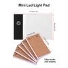 Kit libro sfogliabile con pannello luminoso Scatola luminosa a LED Tablet 300 fogli Libro sfogliabile in carta da disegno con rilegatura