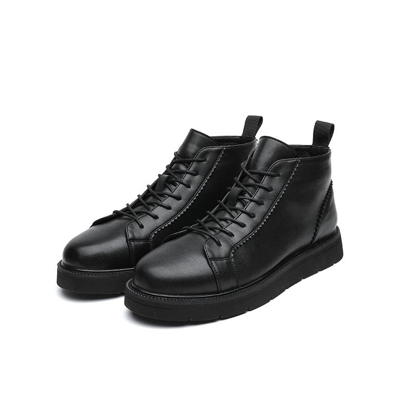 Botas Martin de talla grande, botas de moda juvenil para la temporada 45, botas de cuero para hombre de peluquero D13-R