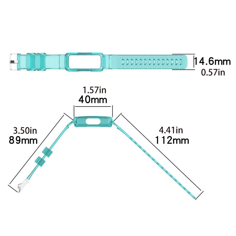 Módní řemínek k hodinkám pro Fitbit-Luxe/Luxe Inspire Smartwatch Silikonový sportovní náramek Náhradní pás Pásek k hodinkám
