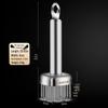 316 Stainless Steel Meat Tenderizer Needle and Hammer Tool for Softening and Skewering Meats
