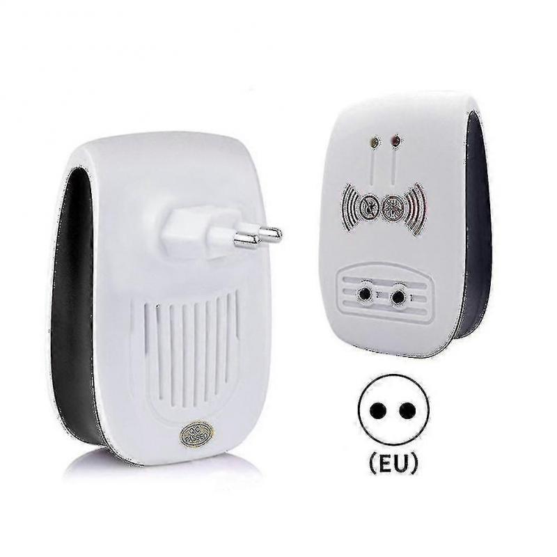 2 st Elektronisk stinkbaggeavvisare för insekter möss myggor, eu-kontakt