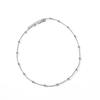 Simple round bead snake bone chain necklace female collarbone chain titanium steel color-preserving jewelry hot-selling