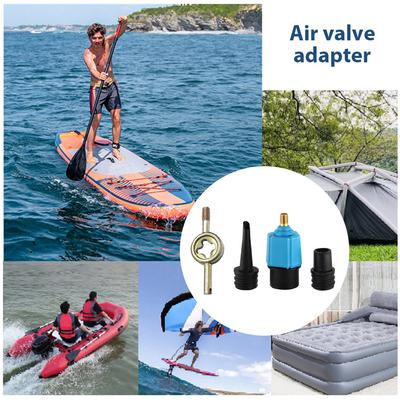 Pump Valve Adapter Air Valve Converter Inflatable Sup Pump Adaptor for Kayaking Dinghy Pontoon Boat for Surfboard Inflatable Bed