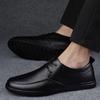 Fashion Men's Lace-Up Shoes 2025 New Classic Men's Casual Flats All-match Business Leather Shoes Men's Lace Up Comfortable Oxford Shoes