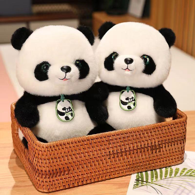 Net Celebrity Creative Baby Panda Plush Toy - National Treasure Simulation Panda Doll Cushion Gift