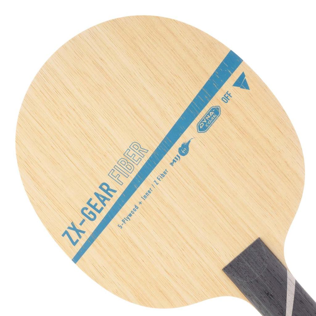 VICTAS Table Tennis Racket FIBER Shakehand Offensive Special Material Straight 029005 ZX-GEAR