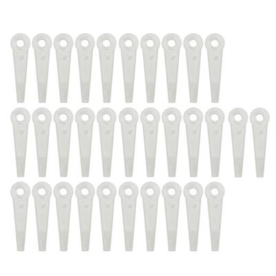 32PCS Kunststoff Cutter Klingen Rasenmäher Klinge Ersatz Gras Trimmer Kopf Zubehör