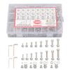 1600 Pcs M2 - M5 Hardware Kit, 304 Stainless Steel Metric Screw Assortment