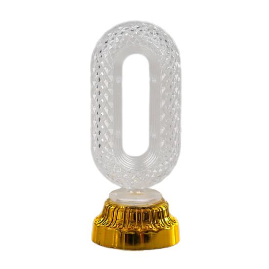 Rechargeable Night Light Stepless Dimmable Touch Lamp with USB Port Moon Star Heart Shape Bedside Lamp