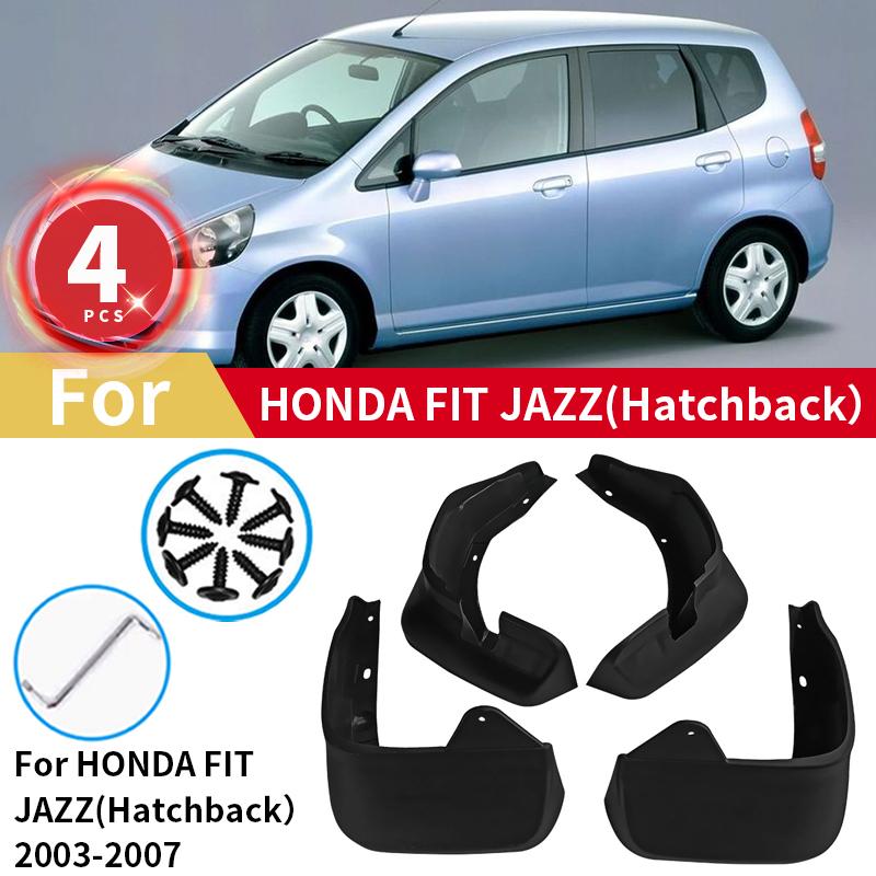 4 шт. брызговики для Honda Fit Jazz Hatchback 2003 2004 2005 2006 2007 брызговики передние задние крылья защитные брызговики автомобильные аксессуары
