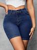 Women's Summer High-Waist Butt-Lifting Denim Shorts
