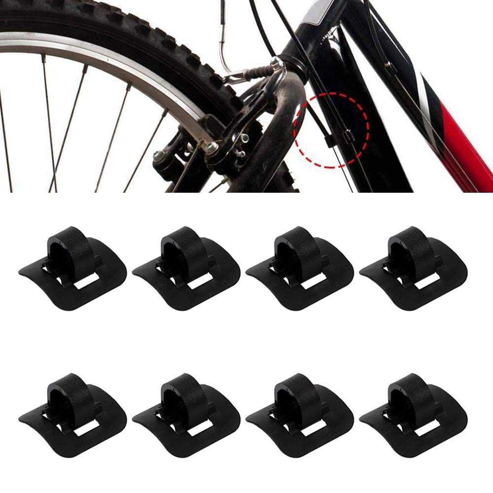 8 Pieces Bicycle Thread Guide C Type Buckle Mountain Bike